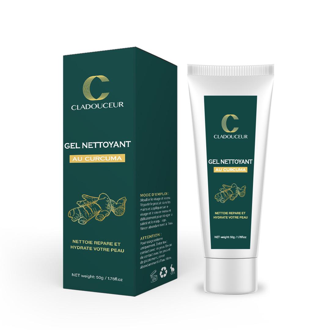 Gél nettoyant au curcuma